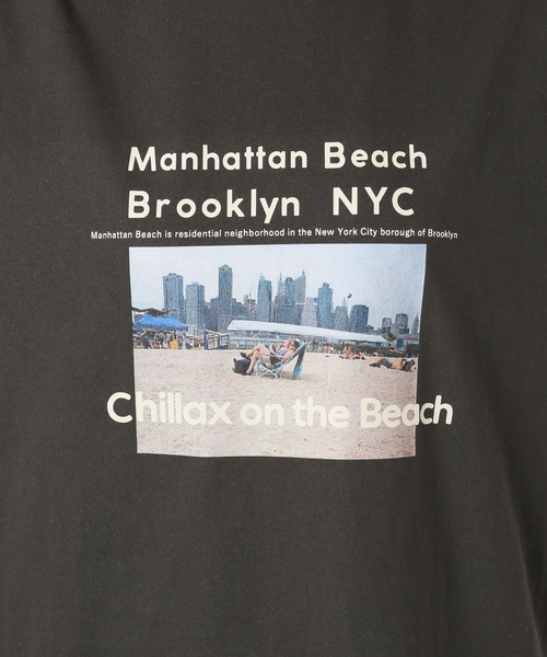 Spick & Span(スピックアンドスパン)の「ANGE IN DISGUISE/アンジ イン ディスガイズ Manhattan Beach Brooklyn(Tシャツ/カットソー・レディース・ホワイト/ブラック系その他・MEDIUM)」の17枚目の写真