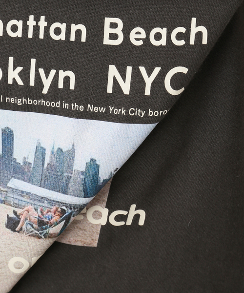 Spick & Span(スピックアンドスパン)の「ANGE IN DISGUISE/アンジ イン ディスガイズ Manhattan Beach Brooklyn(Tシャツ/カットソー・レディース・ホワイト/ブラック系その他・MEDIUM)」の19枚目の写真