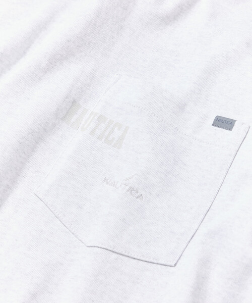 NAUTICA（ノーティカ）の「NAUTICA/ノーティカ ビッグシルエット ヒドゥンロゴ ショートスリーブ ポケットTシャツ（Tシャツ/カットソー・メンズ・ライトグレー/ブラック/ホワイト/ネイビー・SMALL/MEDIUM/LARGE/X-LARGE）」の16枚目の写真