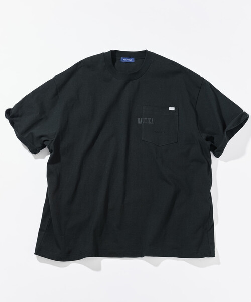 NAUTICA（ノーティカ）の「NAUTICA/ノーティカ ビッグシルエット ヒドゥンロゴ ショートスリーブ ポケットTシャツ（Tシャツ/カットソー・メンズ・ライトグレー/ブラック/ホワイト/ネイビー・SMALL/MEDIUM/LARGE/X-LARGE）」の15枚目の写真