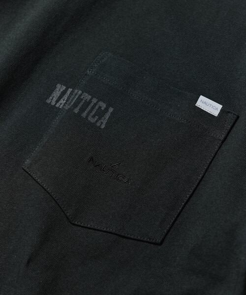 NAUTICA（ノーティカ）の「NAUTICA/ノーティカ ビッグシルエット ヒドゥンロゴ ショートスリーブ ポケットTシャツ（Tシャツ/カットソー・メンズ・ライトグレー/ブラック/ホワイト/ネイビー・SMALL/MEDIUM/LARGE/X-LARGE）」の14枚目の写真