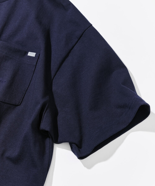NAUTICA（ノーティカ）の「NAUTICA/ノーティカ ビッグシルエット ヒドゥンロゴ ショートスリーブ ポケットTシャツ（Tシャツ/カットソー・メンズ・ライトグレー/ブラック/ホワイト/ネイビー・SMALL/MEDIUM/LARGE/X-LARGE）」の6枚目の写真