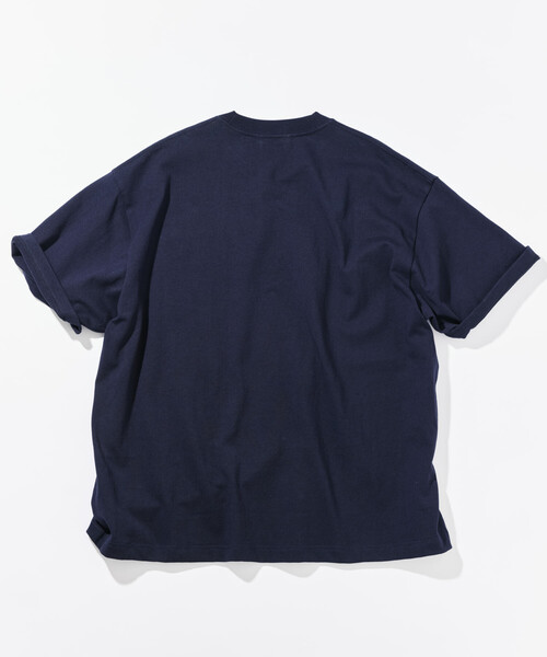 NAUTICA（ノーティカ）の「NAUTICA/ノーティカ ビッグシルエット ヒドゥンロゴ ショートスリーブ ポケットTシャツ（Tシャツ/カットソー・メンズ・ライトグレー/ブラック/ホワイト/ネイビー・SMALL/MEDIUM/LARGE/X-LARGE）」の5枚目の写真