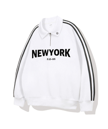 ULIFEZIP（ユーライフジー）の「ニューヨークオーバーサイズトラックカラーバンジップスウェット 2カラー [ULZM_7003]（スウェット）」