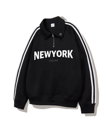 ULIFEZIP（ユーライフジー）の「ニューヨークオーバーサイズトラックカラーバンジップスウェット 2カラー [ULZM_7003]（スウェット）」