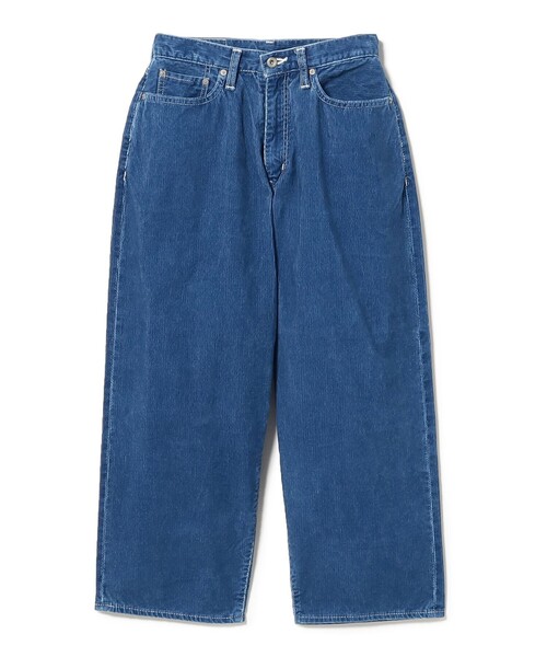 BEAMS BOY(ビームスボーイ)の「Sanca / インディゴ コーデュロイ 5ポケット(デニムパンツ・レディース・インディゴブルー・0)」の2枚目の写真