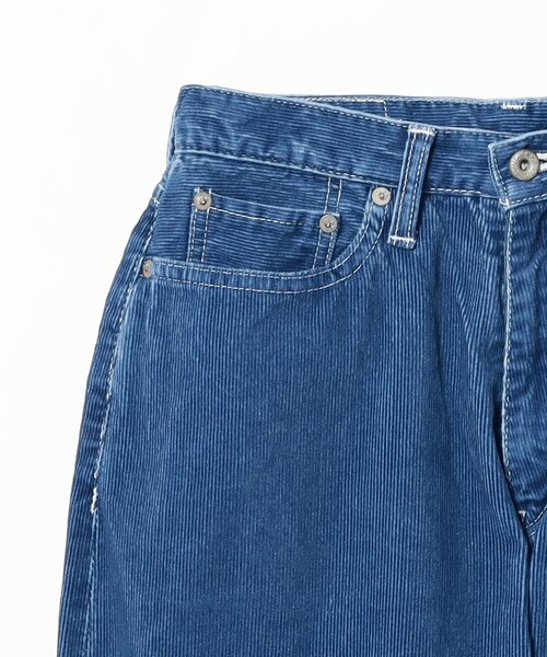 BEAMS BOY(ビームスボーイ)の「Sanca / インディゴ コーデュロイ 5ポケット(デニムパンツ・レディース・インディゴブルー・0)」の3枚目の写真