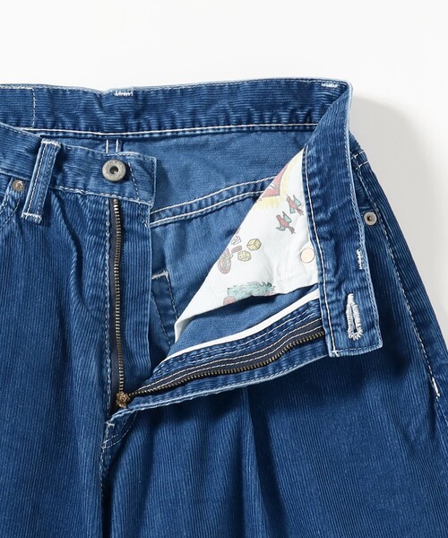 BEAMS BOY(ビームスボーイ)の「Sanca / インディゴ コーデュロイ 5ポケット(デニムパンツ・レディース・インディゴブルー・0)」の4枚目の写真