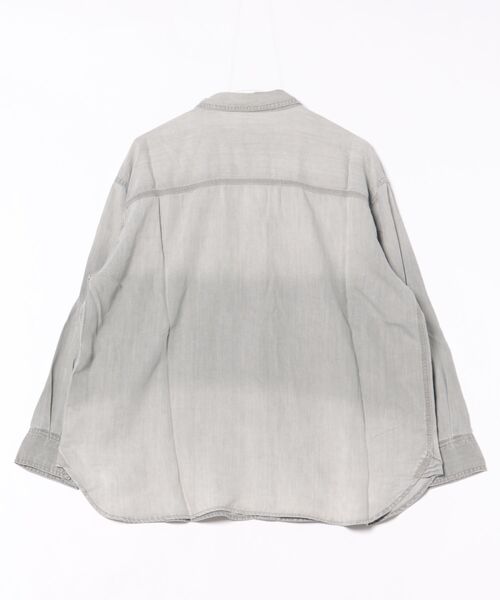 Jines（ジネス）の「テンセルデニムシャツ（シャツ/ブラウス・レディース・ブラック/ブルー・38）」の14枚目の写真