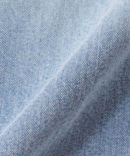 Jines（ジネス）の「テンセルデニムシャツ（シャツ/ブラウス・レディース・ブラック/ブルー・38）」の10枚目の写真