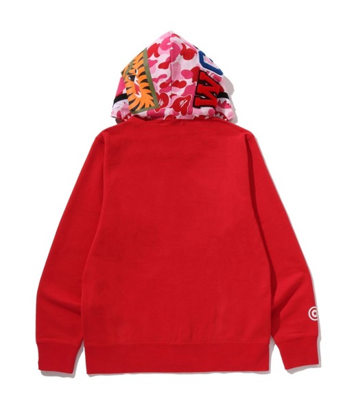 A BATHING APE（アベイシングエイプ）の「ABC CAMO SHARK FULL ZIP HOODIE（パーカー・メンズ・ブラック/グレー/レッド・LARGE/XX-LARGE/SMALL/X-LARGE/MEDIUM）」の9枚目の写真
