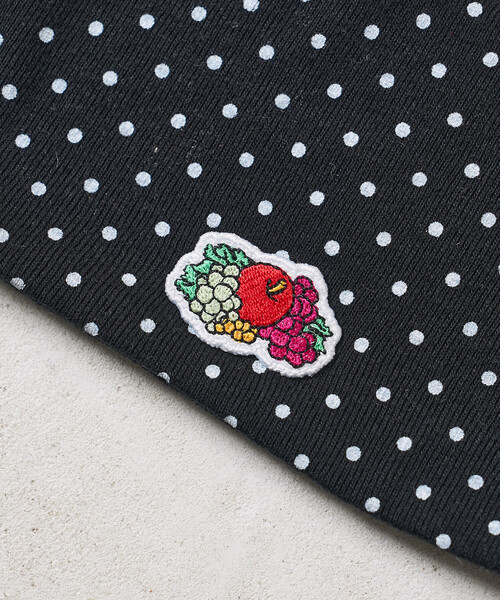 FREAK'S STORE（フリークスストア）の「FRUIT OF THE LOOM × FREAK'S STORE/フルーツオブザルーム 別注 ドット フライス ヘアバンド（ヘアバンド・レディース・オフホワイト/ブラック/チャコール・ONE SIZE）」の19枚目の写真