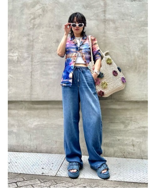 Desigual(デシグアル)の「マルチカラーフラワークロシェトートバッグ(ショルダーバッグ・レディース・マルチ・FREE)」の1枚目の写真