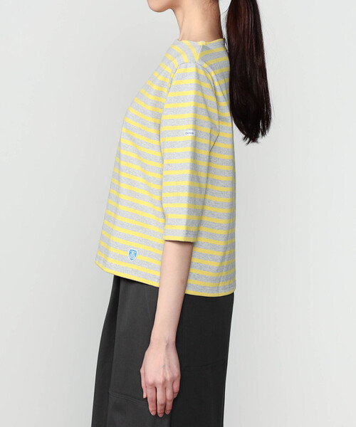 ORCIVAL（オーシバル）の「ORCIVAL | コットンロード ショートスリーブ ボートネックバスクシャツ WOMEN（Tシャツ/カットソー・レディース・ホワイト/ブルー系その他/グレー系その他/ブラウン系その他/イエロー系その他/ピンク系その他/ブルー系その他2・1/2）」の20枚目の写真