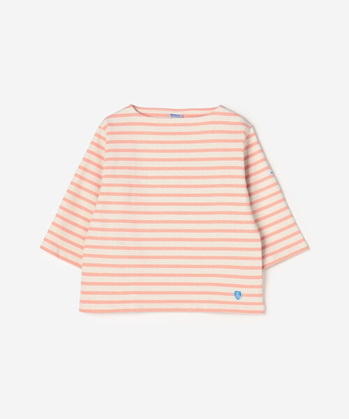 ORCIVAL（オーシバル）の「ORCIVAL | コットンロード ショートスリーブ ボートネックバスクシャツ WOMEN（Tシャツ/カットソー・レディース・ホワイト/ブルー系その他/グレー系その他/ブラウン系その他/イエロー系その他/ピンク系その他/ブルー系その他2・1/2）」の9枚目の写真