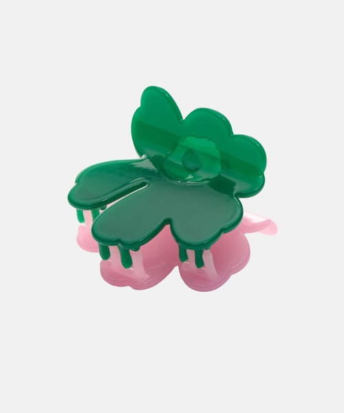 marimekko(マリメッコ)の「Unikko / Hair Clip S(バレッタ/ヘアクリップ・レディース・ベビーピンク/グリーン・FREE)」の3枚目の写真