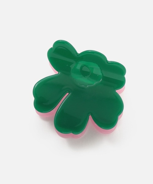 marimekko(マリメッコ)の「Unikko / Hair Clip S(バレッタ/ヘアクリップ・レディース・ベビーピンク/グリーン・FREE)」の4枚目の写真