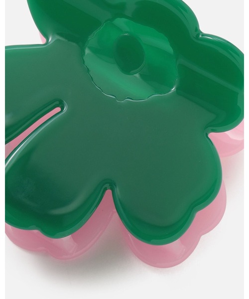 marimekko(マリメッコ)の「Unikko / Hair Clip S(バレッタ/ヘアクリップ・レディース・ベビーピンク/グリーン・FREE)」の6枚目の写真