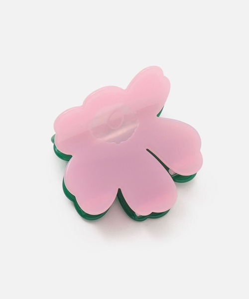 marimekko(マリメッコ)の「Unikko / Hair Clip S(バレッタ/ヘアクリップ・レディース・ベビーピンク/グリーン・FREE)」の5枚目の写真