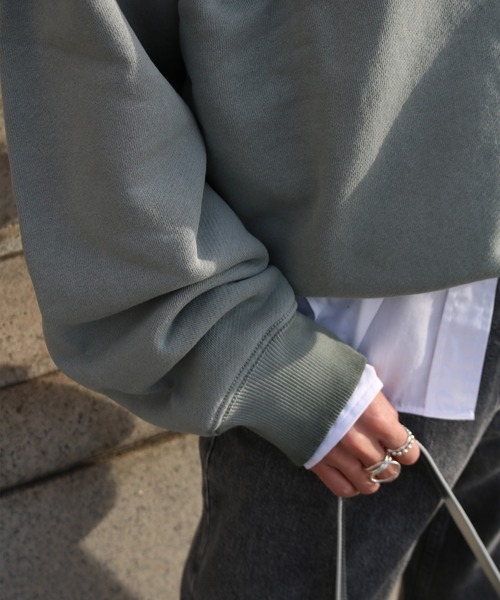 Scrap Book（スクラップブック）の「【HOPE】BUBBLE CREWNECK（スウェット・レディース・グリーン系その他・34）」の3枚目の写真