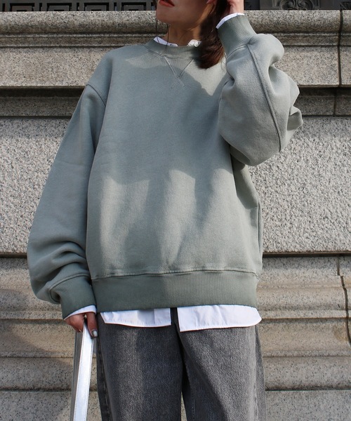 Scrap Book（スクラップブック）の「【HOPE】BUBBLE CREWNECK（スウェット・レディース・グリーン系その他・34）」の4枚目の写真