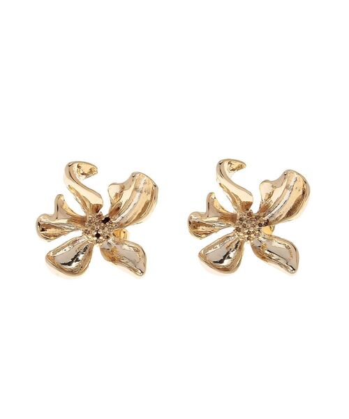 RESEXXY（リゼクシー）の「フラワーメタルピアス（ピアス（両耳用）・レディース・ゴールド/シルバー・FREE）」の8枚目の写真