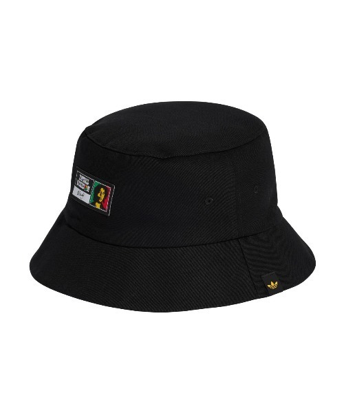 adidas（アディダス）の「adidas originals Jamaica 26 x Bob Marley Bucket Hat（アディダスオリジナルス ボブ・マーリー バケットハット）（ハンチング/ベレー帽・メンズ・ブラック系・LARGE/MEDIUM）」の2枚目の写真