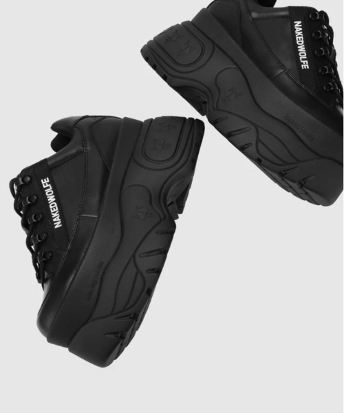 NakedWolfe（ネイキッドウルフ）の「NakedWolfe/ネイキッドウルフ/SPRINTER（スニーカー・レディース・ブラック/ホワイト・37/36/40/39/38）」の17枚目の写真