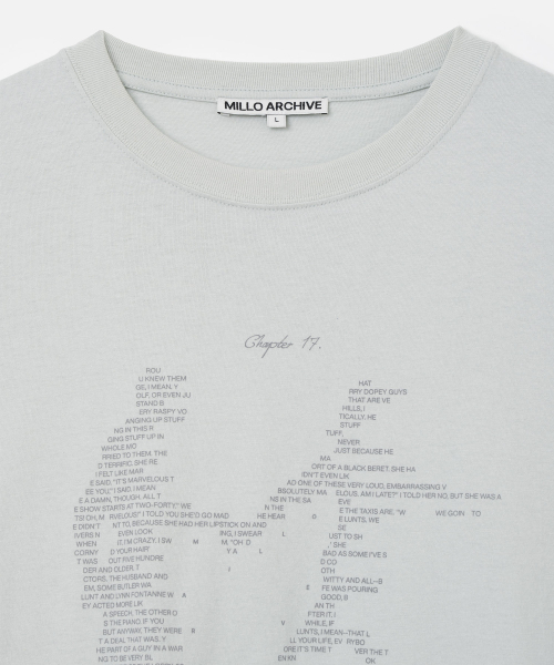 Millo Archive（ミロ アーカイブ）の「チャプター17 Tシャツ [ソフトセージ]（Tシャツ/カットソー・メンズ・その他・LARGE/X-LARGE/MEDIUM）」の2枚目の写真