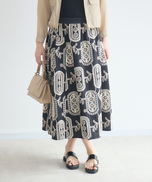 KATHARINE ROSS（キャサリンロス）の「【PILLINI/ピリーニ】エンブロイダリーフレアスカート（スカート・レディース・その他2/その他1・FREE）」の2枚目の写真