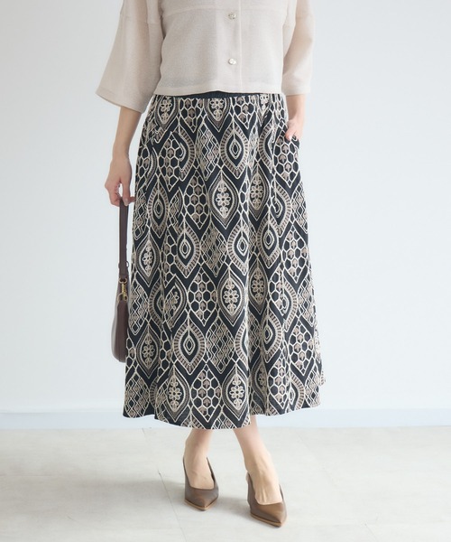 KATHARINE ROSS（キャサリンロス）の「【PILLINI/ピリーニ】エンブロイダリーフレアスカート（スカート・レディース・その他2/その他1・FREE）」の4枚目の写真