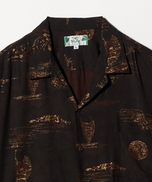 TWO PALMS(トゥーパームス)の「【別注】<TWO PALMS>VOLCANO オープンカラー シャツ(シャツ/ブラウス・メンズ・ダークブラウン・M/L)」の7枚目の写真