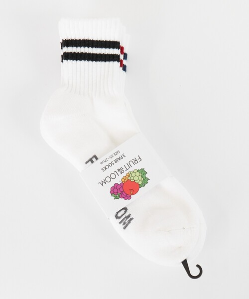 ABAHOUSE（アバハウス）の「FTL81662400､2500Q 3P2ﾗｲﾝ（ソックス/靴下・メンズ・ホワイト系その他2/ホワイト系その他・フリー）」の10枚目の写真