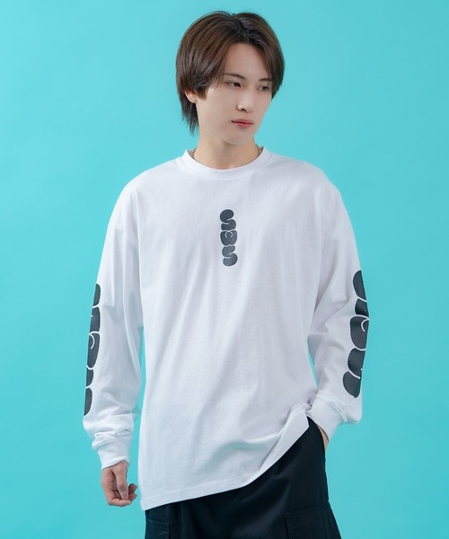 En serio TOKYO(エンソリオトーキョー)の「【SIDEWAYSTANCE】SWSアームロゴ長袖Tシャツ 70650(Tシャツ/カットソー・メンズ・ホワイト/ブラック/ダークブルー・SMALL/MEDIUM/X-LARGE/LARGE)」の13枚目の写真