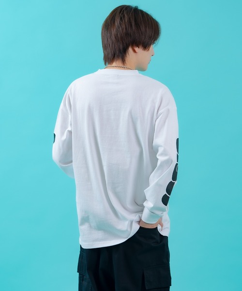 En serio TOKYO(エンソリオトーキョー)の「【SIDEWAYSTANCE】SWSアームロゴ長袖Tシャツ 70650(Tシャツ/カットソー・メンズ・ホワイト/ブラック/ダークブルー・SMALL/MEDIUM/X-LARGE/LARGE)」の15枚目の写真
