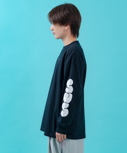 En serio TOKYO(エンソリオトーキョー)の「【SIDEWAYSTANCE】SWSアームロゴ長袖Tシャツ 70650(Tシャツ/カットソー・メンズ・ホワイト/ブラック/ダークブルー・SMALL/MEDIUM/X-LARGE/LARGE)」の17枚目の写真