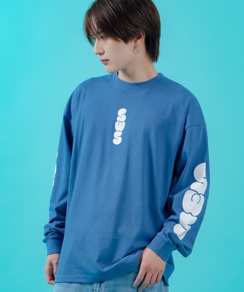 En serio TOKYO(エンソリオトーキョー)の「【SIDEWAYSTANCE】SWSアームロゴ長袖Tシャツ 70650(Tシャツ/カットソー・メンズ・ホワイト/ブラック/ダークブルー・SMALL/MEDIUM/X-LARGE/LARGE)」の4枚目の写真