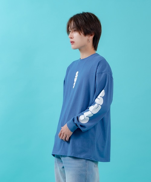 En serio TOKYO(エンソリオトーキョー)の「【SIDEWAYSTANCE】SWSアームロゴ長袖Tシャツ 70650(Tシャツ/カットソー・メンズ・ホワイト/ブラック/ダークブルー・SMALL/MEDIUM/X-LARGE/LARGE)」の5枚目の写真