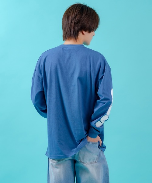 En serio TOKYO(エンソリオトーキョー)の「【SIDEWAYSTANCE】SWSアームロゴ長袖Tシャツ 70650(Tシャツ/カットソー・メンズ・ホワイト/ブラック/ダークブルー・SMALL/MEDIUM/X-LARGE/LARGE)」の6枚目の写真