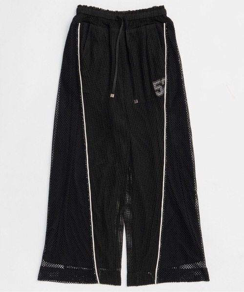 MAISON SPECIAL（メゾンスペシャル）の「Numbering Mesh Pants/ナンバリングメッシュパンツ（その他パンツ・レディース・ホワイト/ブルー/ブラック・36/38）」の16枚目の写真