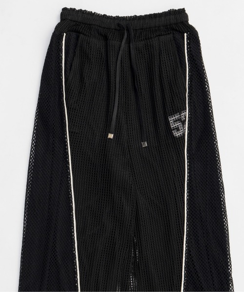 MAISON SPECIAL（メゾンスペシャル）の「Numbering Mesh Pants/ナンバリングメッシュパンツ（その他パンツ・レディース・ホワイト/ブルー/ブラック・36/38）」の17枚目の写真