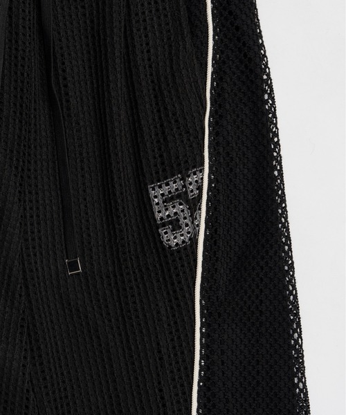 MAISON SPECIAL（メゾンスペシャル）の「Numbering Mesh Pants/ナンバリングメッシュパンツ（その他パンツ・レディース・ホワイト/ブルー/ブラック・36/38）」の19枚目の写真