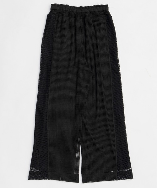 MAISON SPECIAL（メゾンスペシャル）の「Numbering Mesh Pants/ナンバリングメッシュパンツ（その他パンツ・レディース・ホワイト/ブルー/ブラック・36/38）」の21枚目の写真