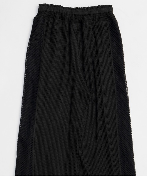 MAISON SPECIAL（メゾンスペシャル）の「Numbering Mesh Pants/ナンバリングメッシュパンツ（その他パンツ・レディース・ホワイト/ブルー/ブラック・36/38）」の22枚目の写真