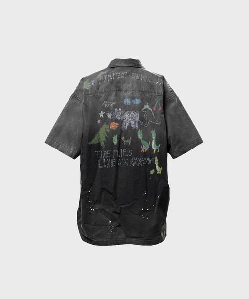 Maison MIHARA YASUHIRO（メゾンミハラヤスヒロ）の「【MIHARAYASUHIRO/ミハラヤスヒロ】J16SH184 S/S SHIRT（シャツ/ブラウス・メンズ・ライトグレー/ブラック・44/46）」の5枚目の写真