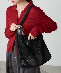 【BONLECILL Marche】《A4収納》デイリーメッシュワンハンドルトートバッグ