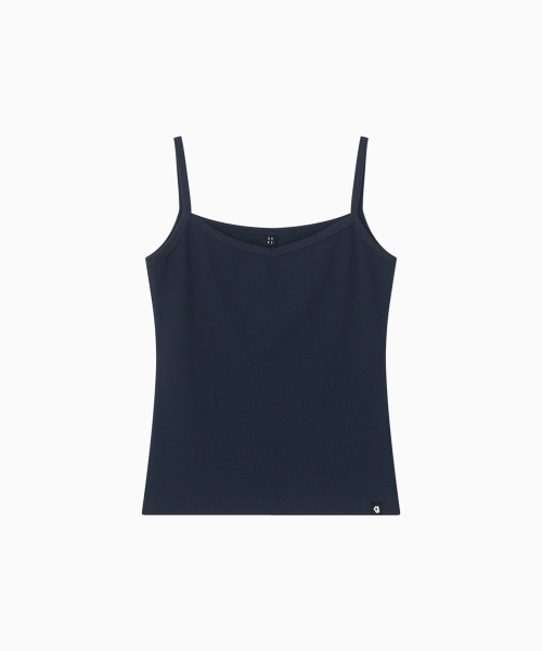 OHESHIO（オヘシオ）の「BASIC RIBBED V-NECK SLEEVELESS, NAVY（Tシャツ/カットソー・レディース・その他・FREE）」の5枚目の写真