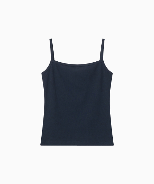 OHESHIO（オヘシオ）の「BASIC RIBBED V-NECK SLEEVELESS, NAVY（Tシャツ/カットソー・レディース・その他・FREE）」の6枚目の写真