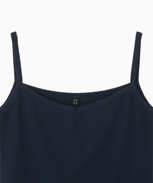 OHESHIO（オヘシオ）の「BASIC RIBBED V-NECK SLEEVELESS, NAVY（Tシャツ/カットソー・レディース・その他・FREE）」の7枚目の写真