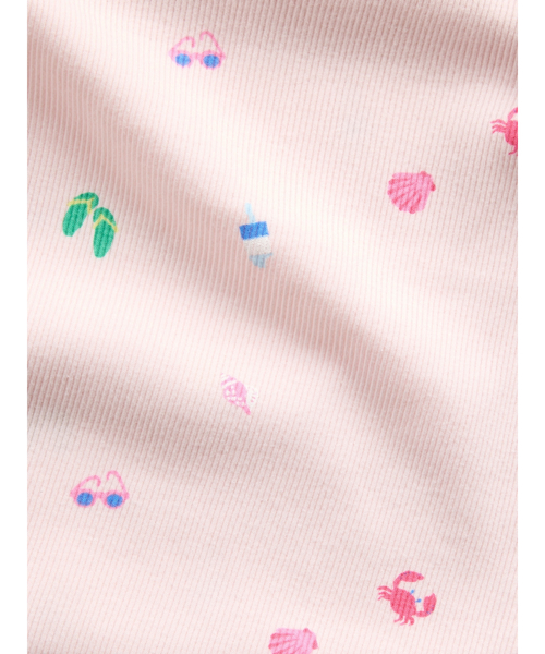 GAP(ギャップ)の「リブ ラッフルフリル エプロン タンクトップ (幼児・ベビー)(キャミソール・キッズ・ピンク/オフホワイト・100cm/80cm/110cm/105cm/95cm/90cm)」の4枚目の写真